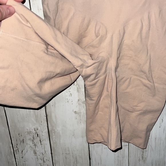 Spanx High Waisted Shorts Shapewear Size Large Beige FLAWED STAINS - Picture 2 of 5